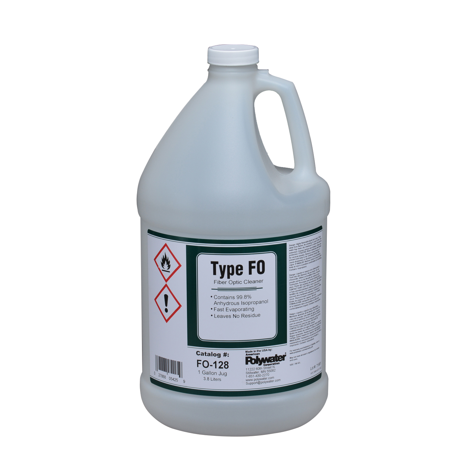 959807                         AMPOLY FO-128 POLYWATER TYPE FO ISOPROPYL AL