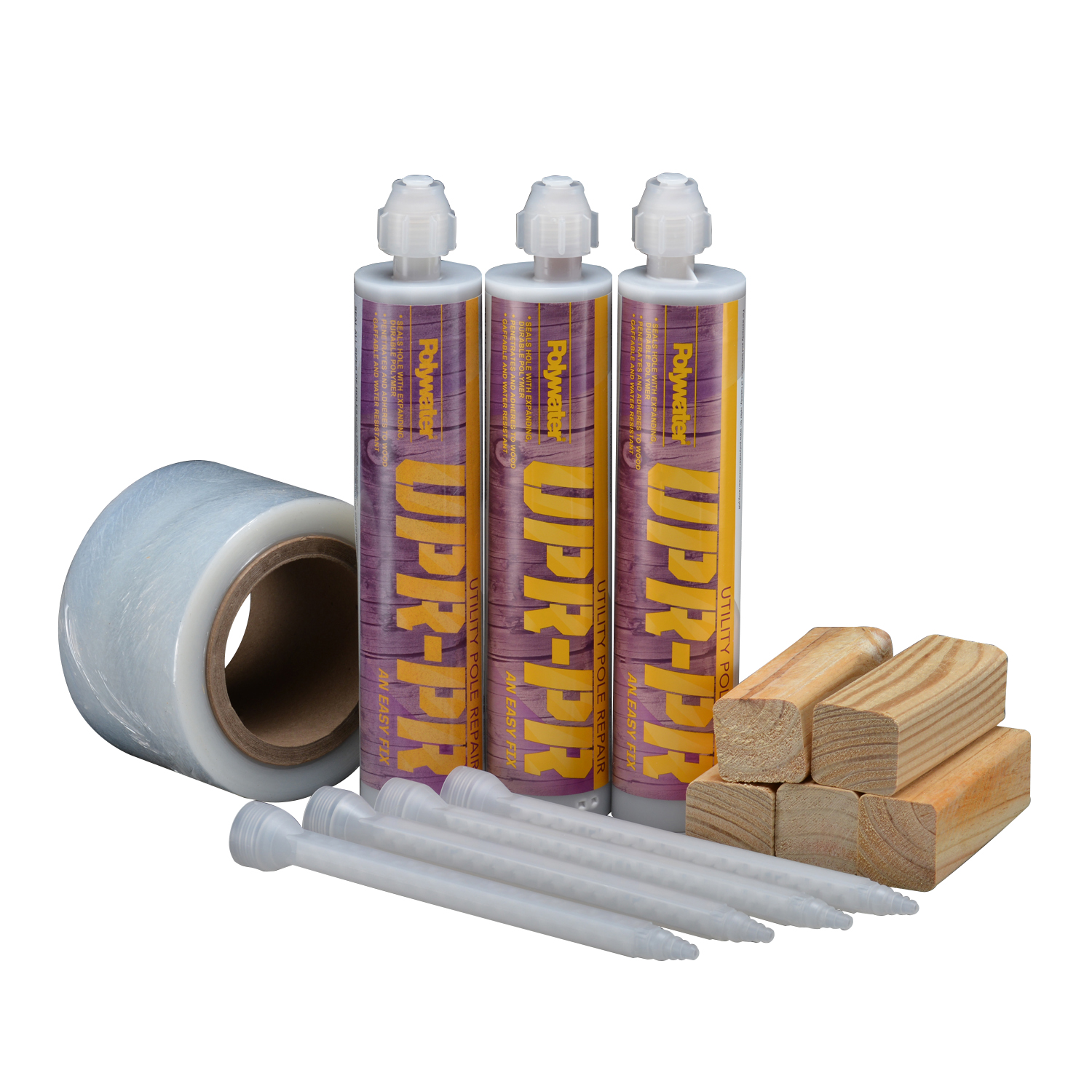 Product image for American Polywater UPR-PRKIT3 Utility Pole Repair Single Use Kit