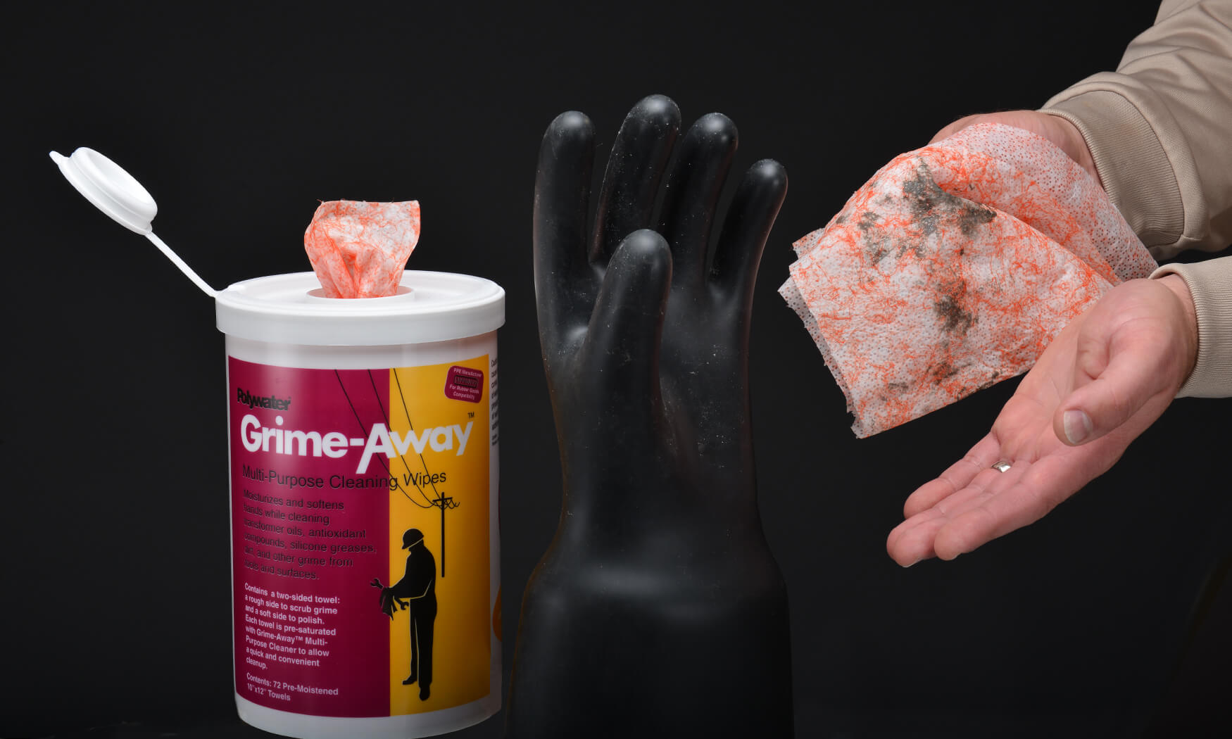 Polywater® Grime-Away™ Cleaning Wipes - Polywater