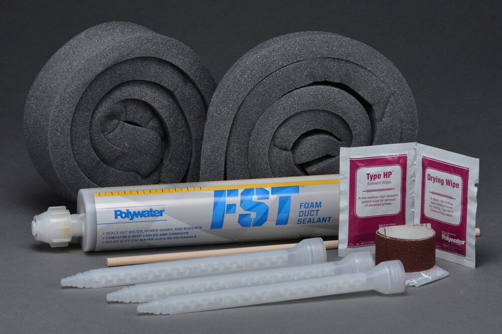 El kit sellador de espuma Polywater FST