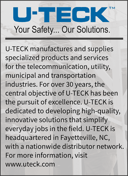 U-TECK branding statement and logo