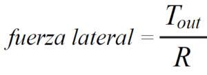 Ecuación de la fuerza lateral