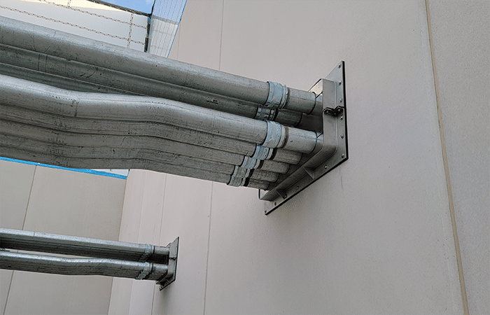 Polywater | Tenute meccaniche Hauff Technik nel muro di cemento
